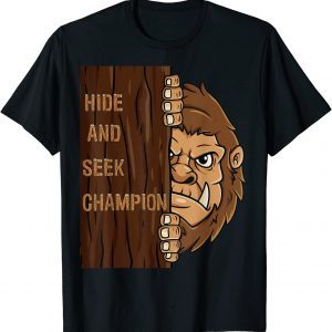 Bigfoot Hide And Seek Champion Sasquatch Forest 2022 Shirt