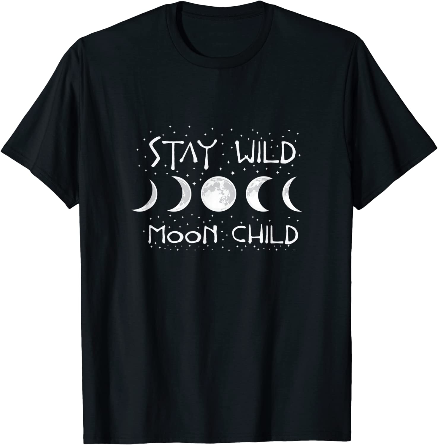 Boho Hippie Wiccan Wicca Moon Phases Stay Wild Moon Child 2022 Shirt