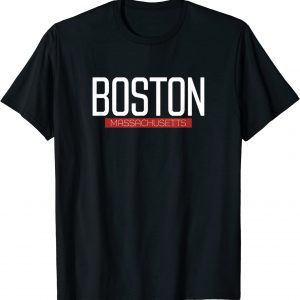 Boston Massachusetts Souvenir Vintage Massachusetts Boston Classic Shirt