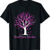 Breast Cancer Awareness Month Tree Pink Ribbon Limited Shirt