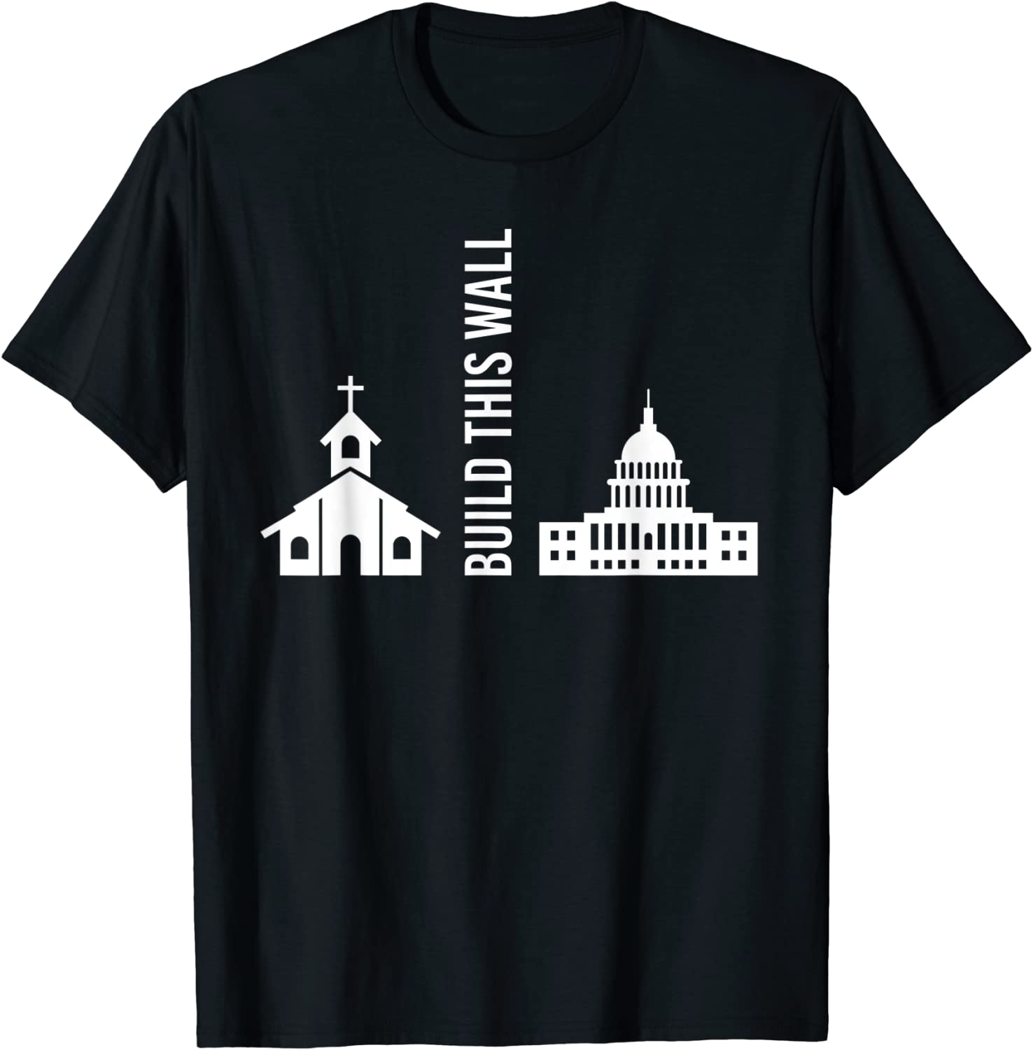 Build This Wall Ironic Separate Church and State 2022 Shirt