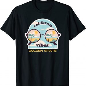 California Vibes Beach Palm Tree Summer Vacation love surf T-Shirt
