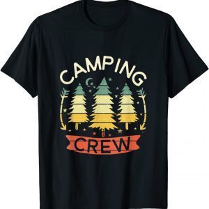 Camp Family Camping Trip Camper Matching Group Camping Crew 2022 Shirt