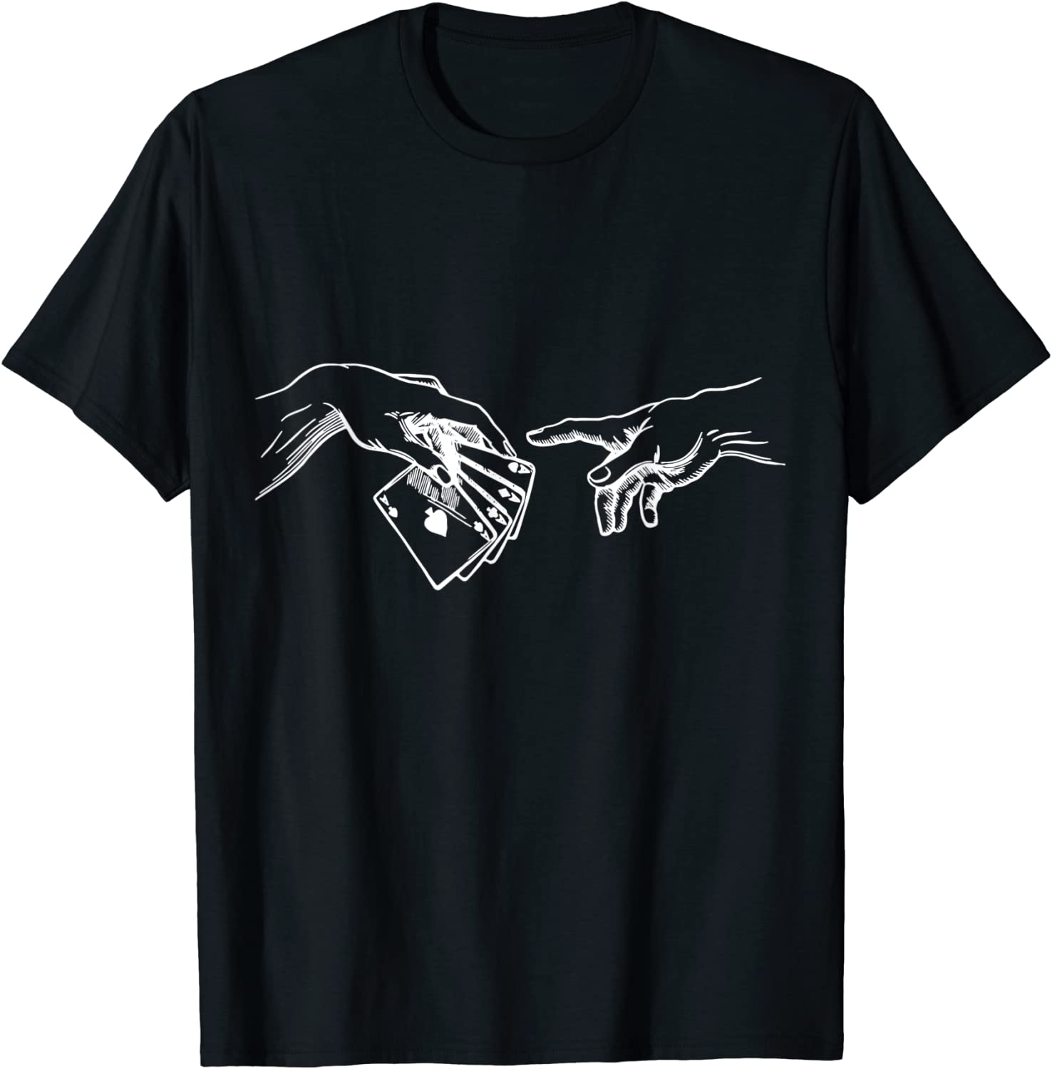 Card Players The Creation of Adam Playing Cards 2022 Shirt