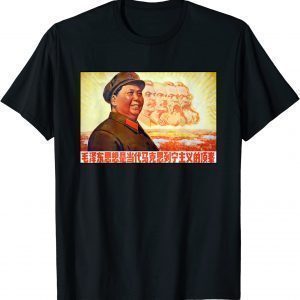 Chairman Mao Zedong and Other Communist Leaders - Propaganda Tee Shirt