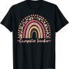 Computer Teacher Leopard Rainbow Boho 2022 Shirt