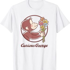 Curious George Flower Bouquet Poster Classic Shirt