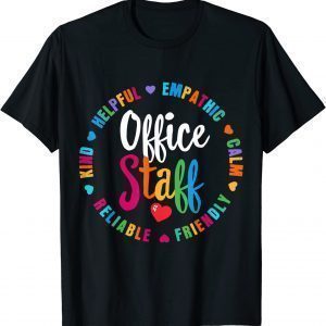 Cute School Secretary Admin Appreciation Front Office STAFF 2022 Shirt
