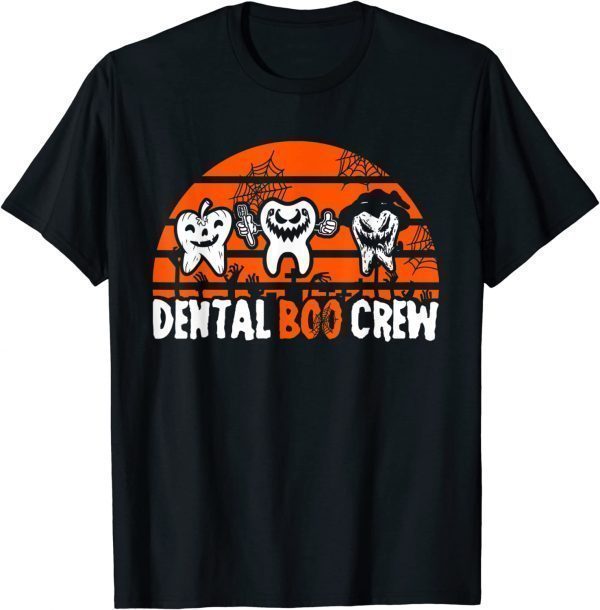 Dental Boo Crew Dentist Halloween Costume Dental Squad 2022 Shirt