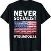 Donald Trump 2024 President Election Republican USA flag Tee Shirt