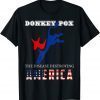 Donkey Pox the Disease Destroying America - Usa Flag Classic Shirt