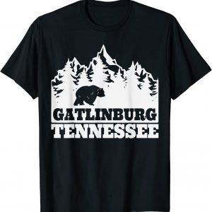 Gatlinburg Tennessee Great Smoky Mountains Souvenirs Bear 2022 Shirt