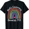God’s Covenant Rainbow Genesis 9:13 Christian Jesus Bible Classic Shirt