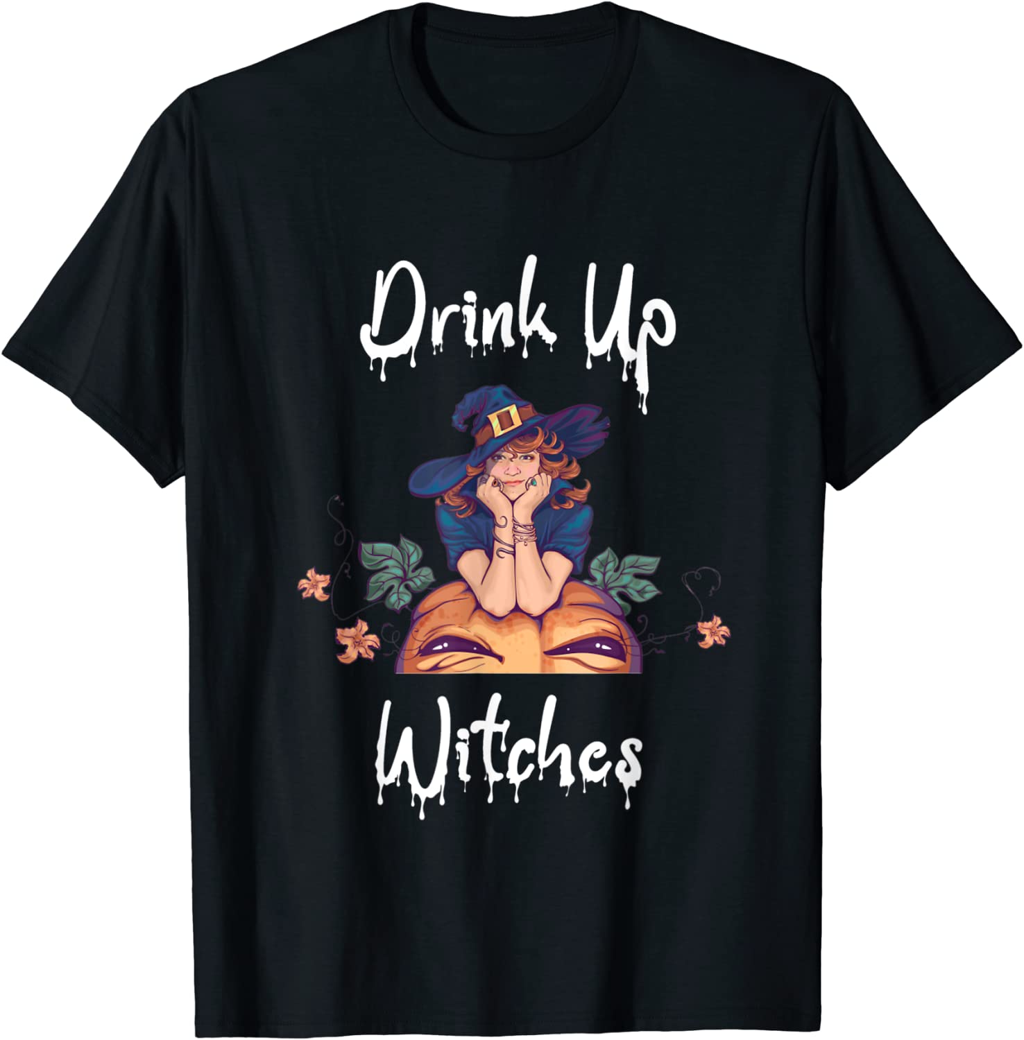 Halloween Drink Up Witches Costumes Wine Lovers Halloween 2022 Shirt
