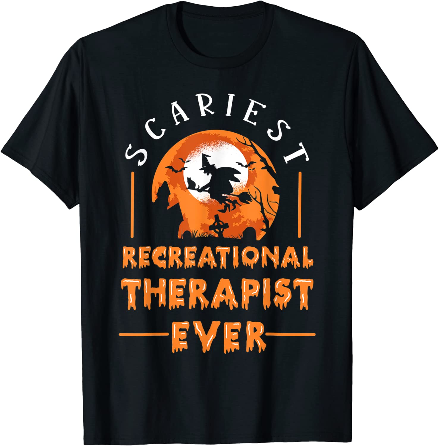 Halloween Scariest Recreational Therapist 2022 Shirt