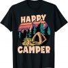 Happy Camper Retro Vintage Summer Camp Matching Camping Crew 2022 Shirt