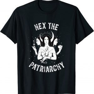 Hex the Patriarchy Hecate Triple Moon Goddess Feminist 2022 Shirt