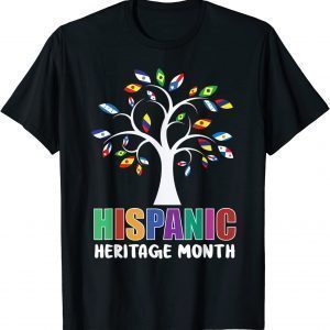 Hispanic Heritage Month Tree Roots Flag Latino Countries 2022 Shirt