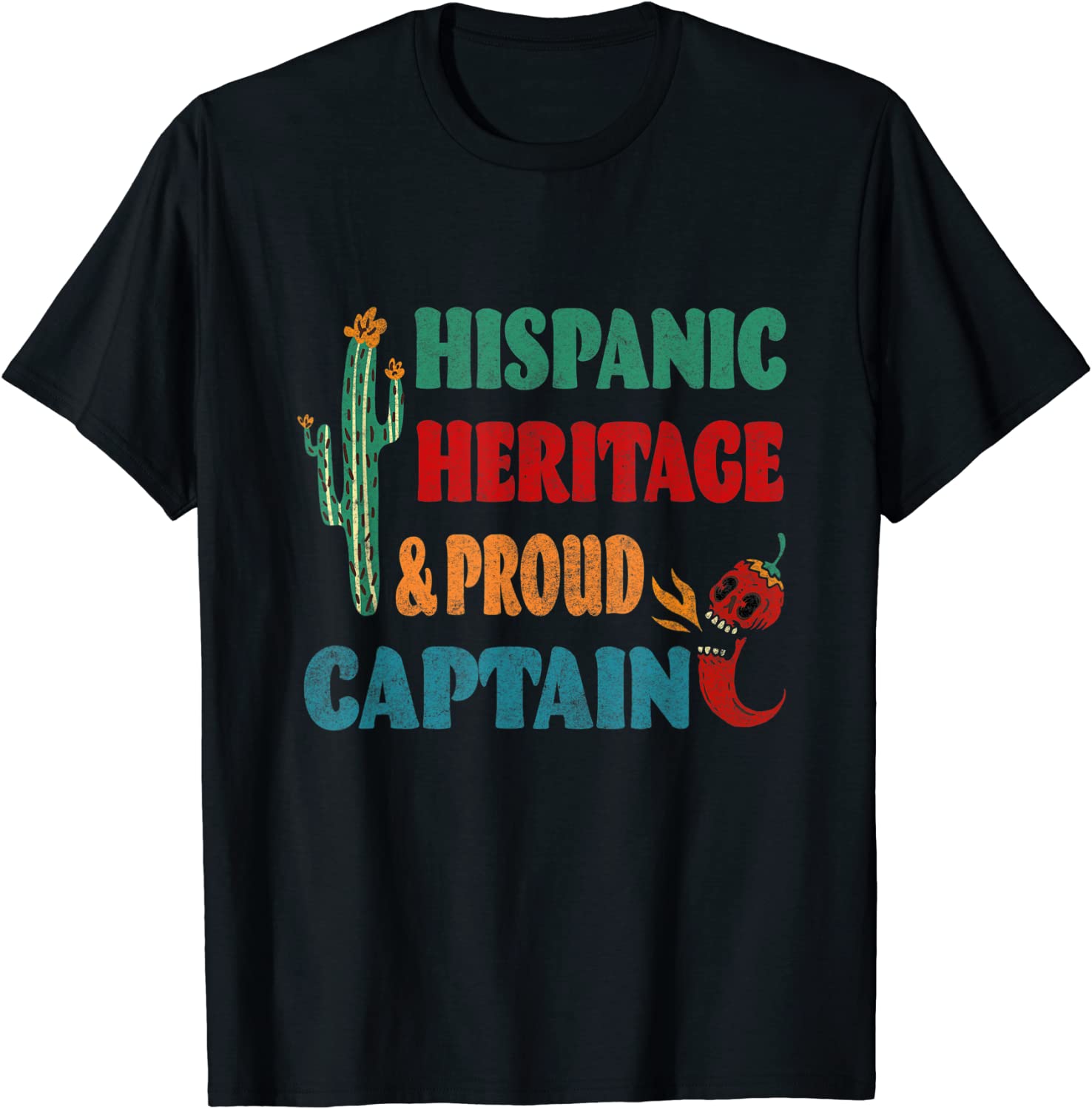 Hispanic Heritage & Proud Captain 2022 Shirt