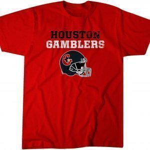 Houston Gamblers: Vintage Helmet Classic Shirt