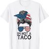 I Am Not a Messy Bun Us Flag 2022 Shirt