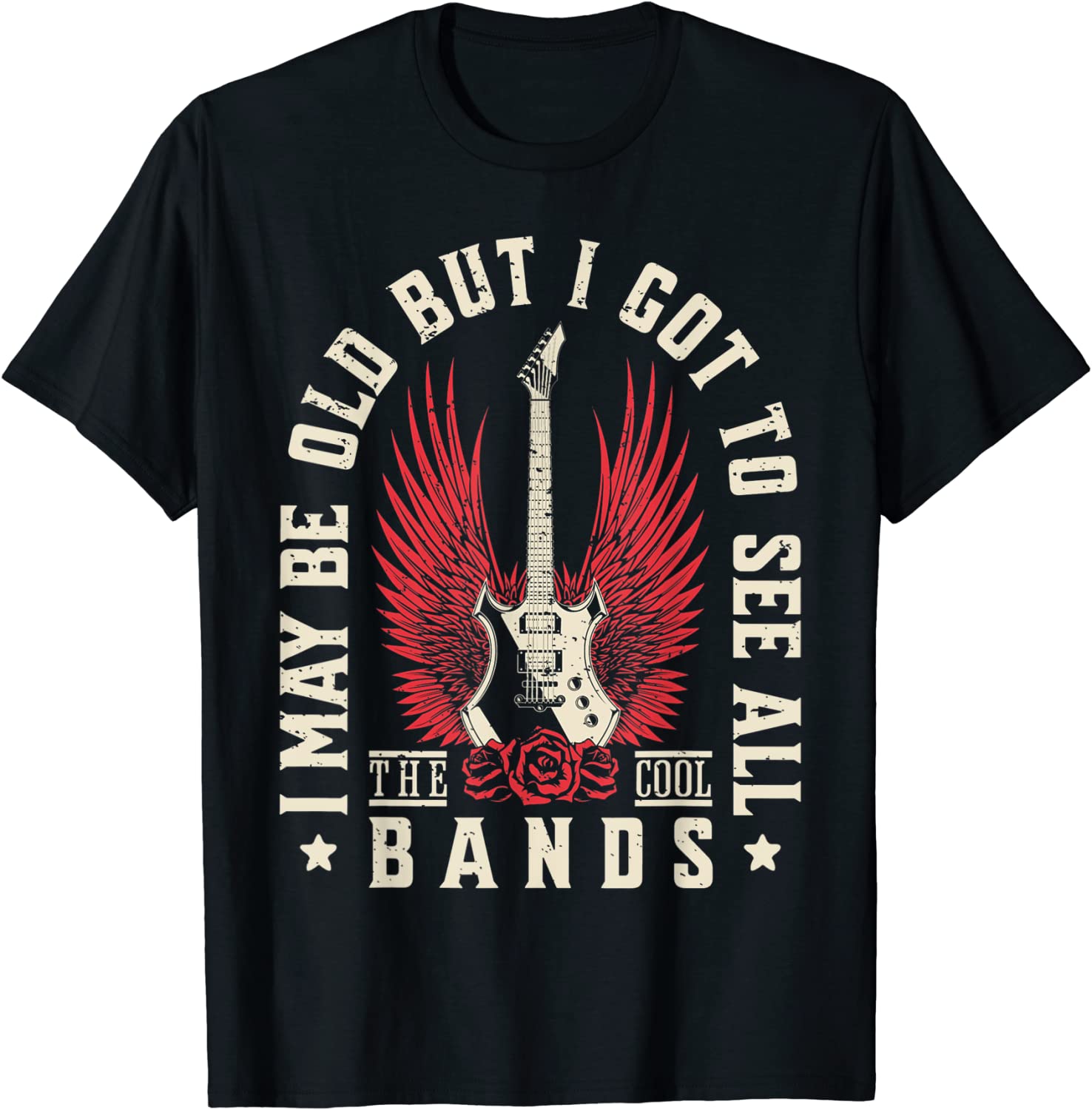 I May Be Old But I Got To See All The Cool Bands Retro 2022 Shirt