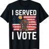 I Vote Veteran USA Voting Veteran Proud Patriotic American 2022 Shirt