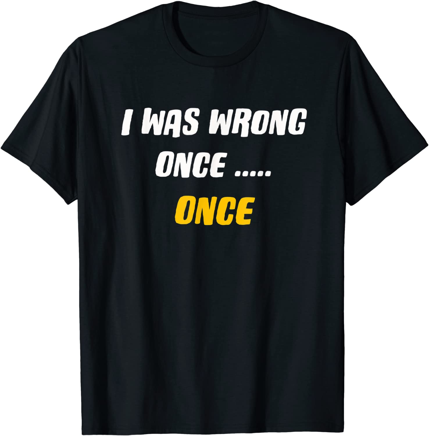I was Wrong Once.....Once 2022 Shirt