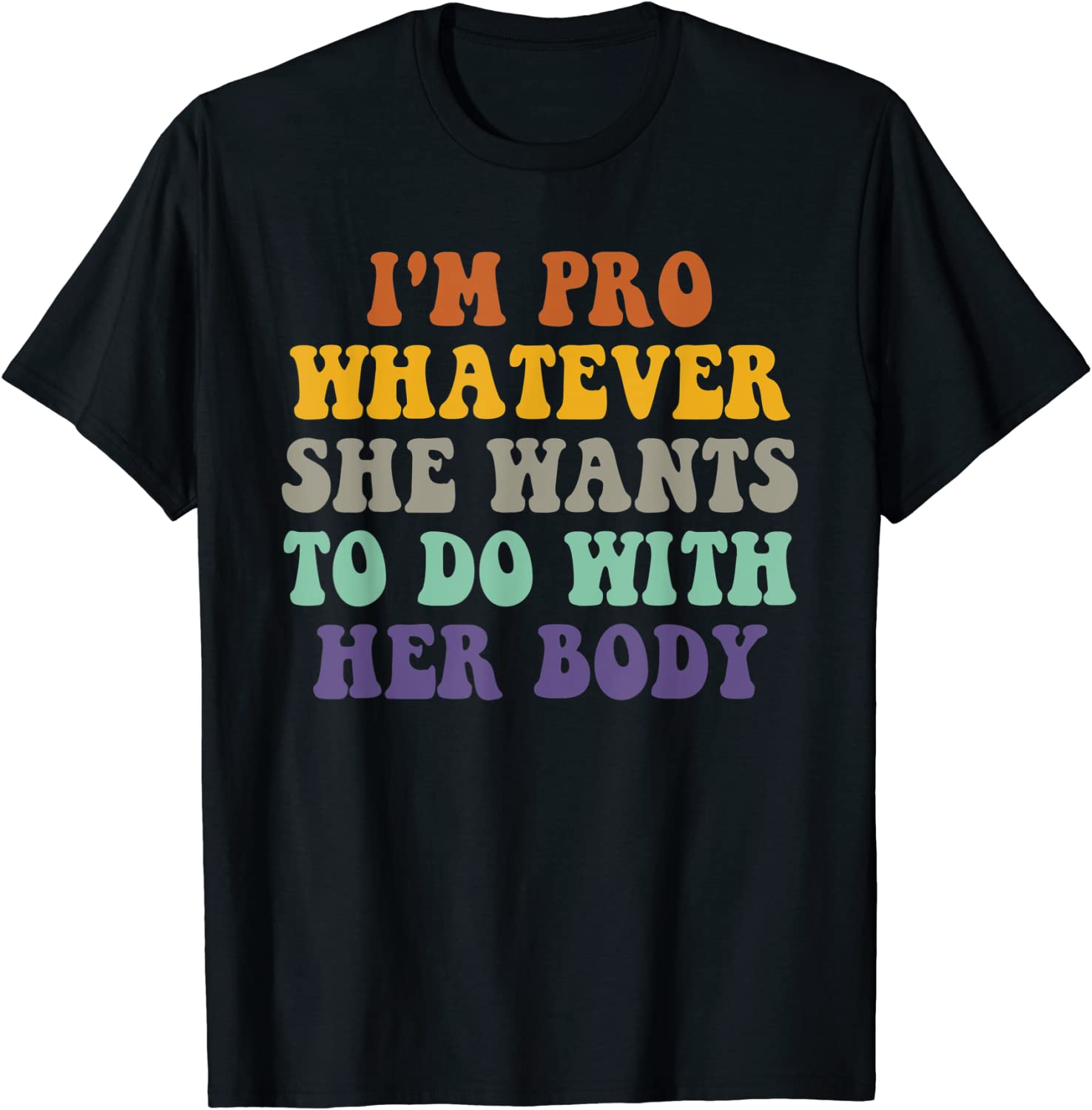 I'm Pro Whatever She Wants To Do With Her Body Pro Choice Classic Shirt