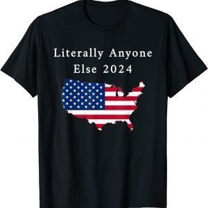 Impeach Biden Retro Vintage Literally Anyone Else 2024 86 46 T-Shirt