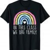In This Class We Are Family Student Teacher Back To School 2022 Shirt