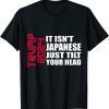 It isn't Japanese Just Tilt Your Head Trump 2024 Classic Shirt