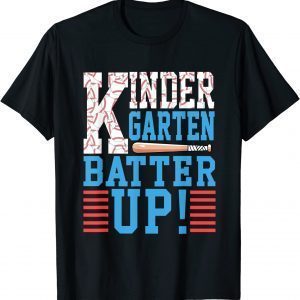 Kindergarten Back To School Kindergarten Batter Up Baseball Classic Shirt