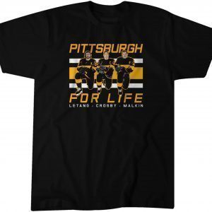 Kris Letang, Sidney Crosby, and Evgeni Malkin: Pittsburgh For Life Classic Shirt