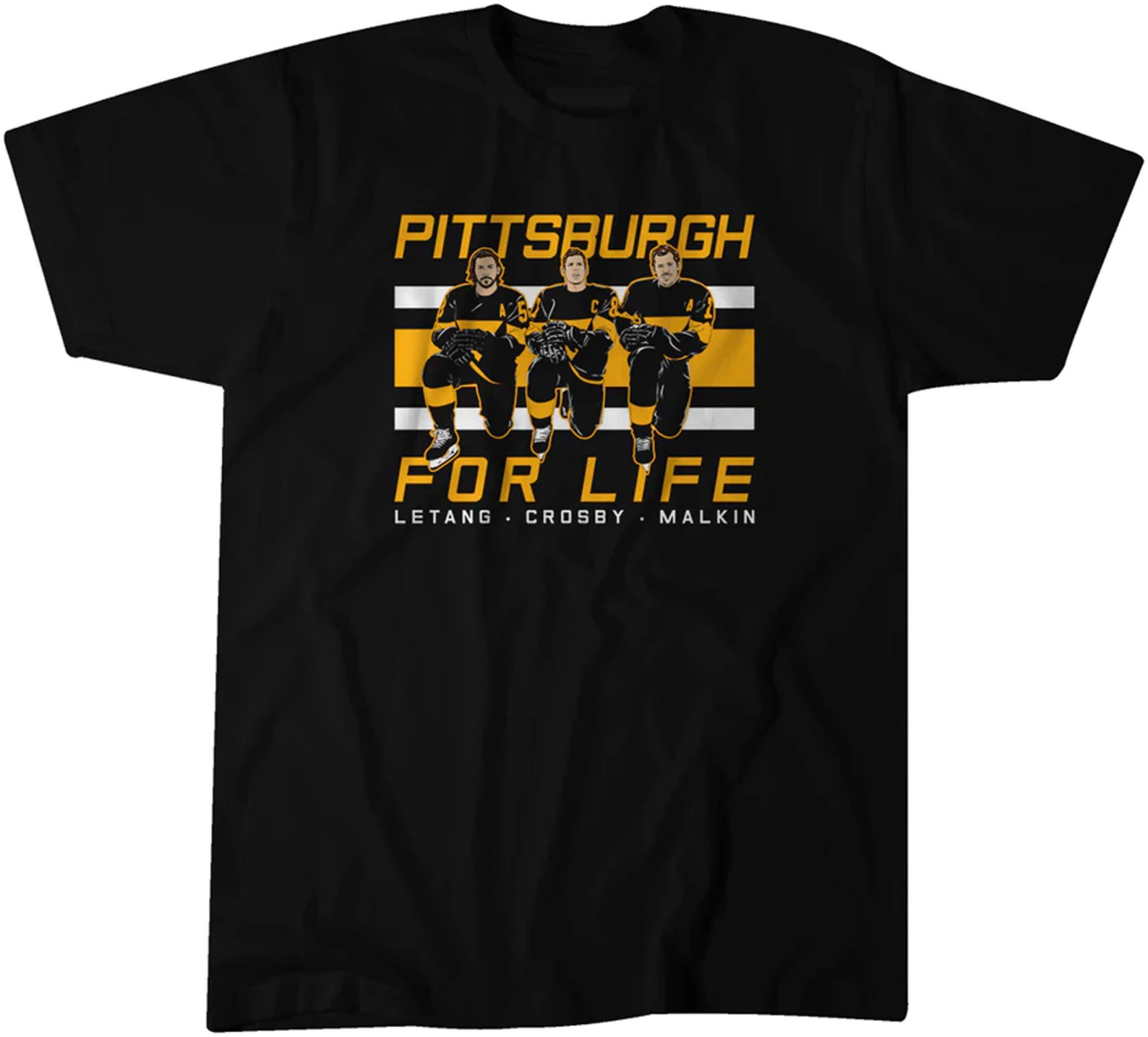 Kris Letang, Sidney Crosby, and Evgeni Malkin: Pittsburgh For Life Classic Shirt
