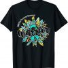 Leopard Sunflower Warrior Addiction Recovery Awareness Classic Shirt