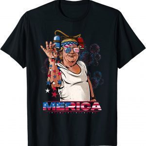 Merica Trump Drinking Helmet Salt Meme Bae Trump 2022 Shirt