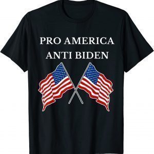 PRO AMERICA ANTI BIDEN, ANTI JOE BIDEN AMERICAN FLAG 2022 Shirt
