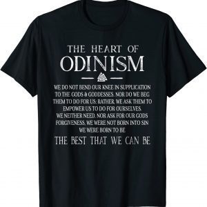 Proud Viking Warrior Nordic Odin Heart Of Odinism Classic Shirt