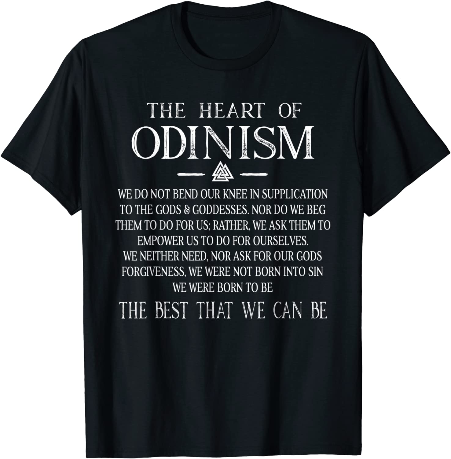 Proud Viking Warrior Nordic Odin Heart Of Odinism Classic Shirt