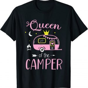 Queen of The Camper Camping Girls Group Trip 2022 Shirt