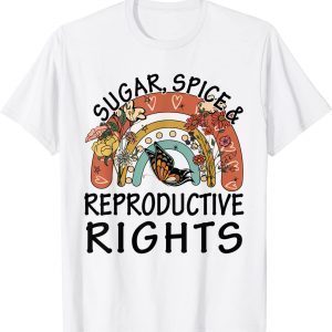 Rainbow Sugar Spice Reproductive Womens Rights Feminist 2022 Shirt