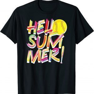 Softball Hello Summer Fastpitch Slow-Pitch Classic Shirt