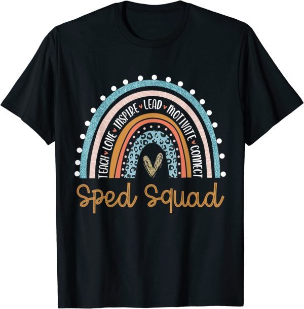 Sped Squad Special Ed Teacher Back To School 2022 Rainbow Limited ShirtSped Squad Special Ed Teacher Back To School 2022 Rainbow Limited Shirt