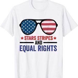 Stars Stripes And Equal Rights Sunglasses Usa Flag Classic Shirt