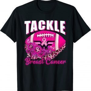 Tackle Breast Cancer Awareness Football Ribbon Sunflower 2022 Shirt