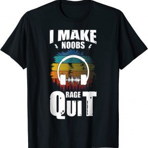 Teen Gaming I Make Noobs Rage Quit Video Games Gamers Gaming 2022 Shirt