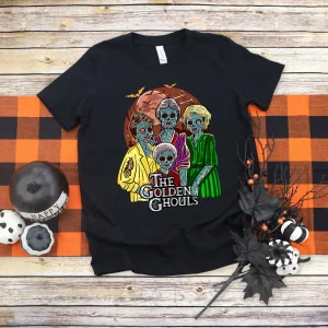 The Golden Ghouls , The Golden Girls Horror Halloween Blood Moon 2022 Shirt