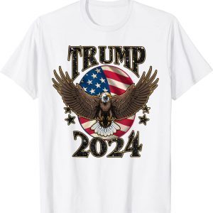 Trump 2024 Patriotic 4th Of July US Flag Eagle Classic Shirt