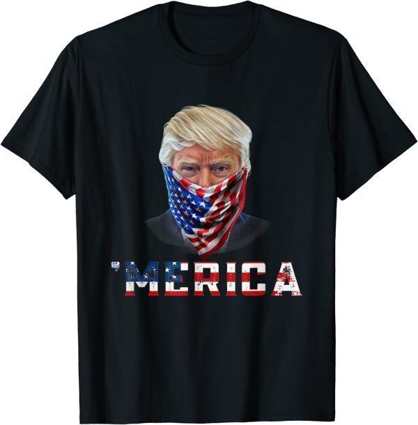 Trump 4th July Merica USA Flag 2022 Shirt